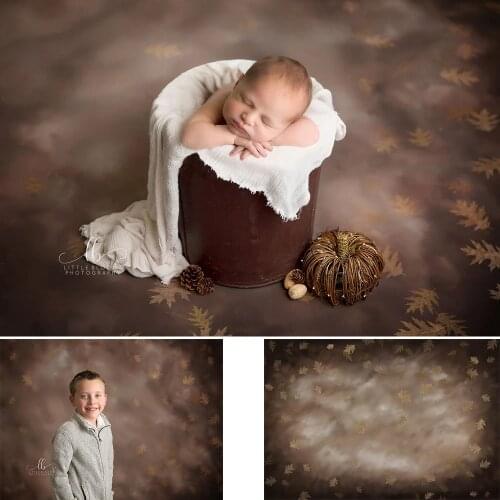 Gold Leaves Newborn Kids Birthday Photo Background Abstract Texture Baby Shower Children Portrait Backdrop Photography Photocall