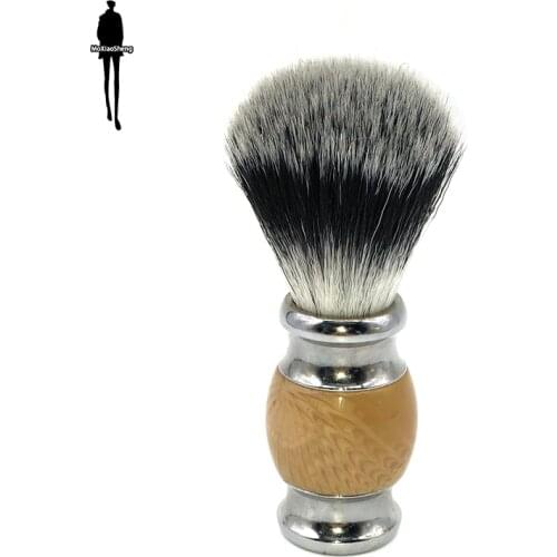 Ger Hair MenS Beard Brush Salon MenS Shaving Brushes Home Comfort Brush Head Stylish Brush Handle Best Gift For Men