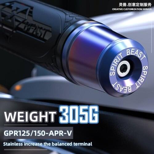 Gpr125 Handle Plug Modification Parts Are Suitable for Aprilia Apr150-v Direction Handlebar Plug Balance Terminal Grip Plug