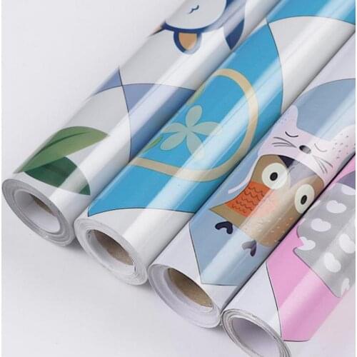 Kitchen Sticker High Temperature Stove Waterproof Wall Sticker Countertop Cabinet Cartoon Self-adhesive Wallpaper Adhesive Film