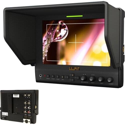 Lilliput 7" 663/S2 3G SDI Monitor 1280*800 IPS Panel LED Monitor HD Field Monitor HDMI SDI Monitor & Aluminum Case