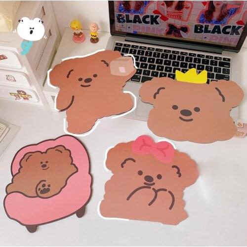 Cute Cartoon Design Mouse Pad Great Touch Anti-slip Computer Accessories Soft Cartoon Mouse Pad for Home Kids Gift