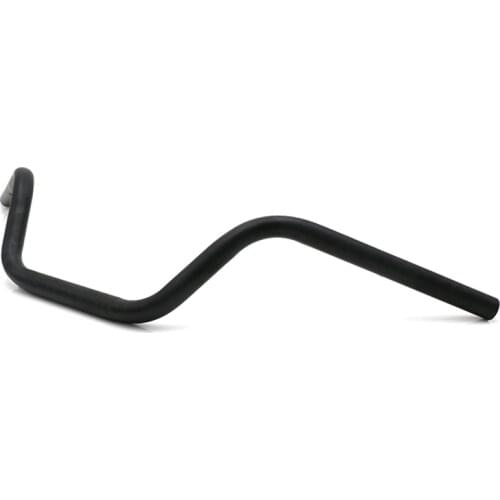 22MM Motorcycle High Handlebar Scooter Retro Black Handlebars Universal Refit Vintage Bars for Motorbike Motor Chrome Handle Bar