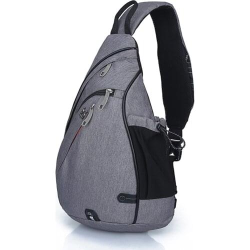 Men High Quality Nylon Light Waterproof Backpack Male Fashion Chest Bag Large Capacity Messenger Pack Casual Travel Daypacks