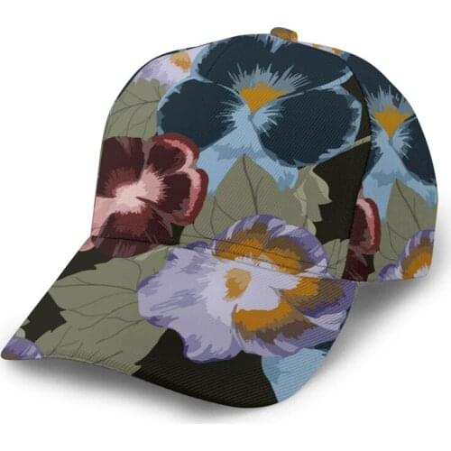 Noisydesigns 2021 New Fashion Baseball Caps Womens Hats With Flower Cap Summer Visor Adjustable Girls Luxury Snapback Cap