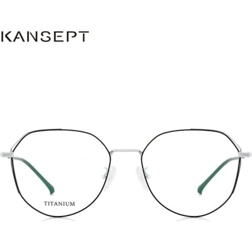 Titanium Alloy Glasses Frame Women Ultralight Women Vintage Prescription Eyeglasses Retro Optical Frame 190011C2