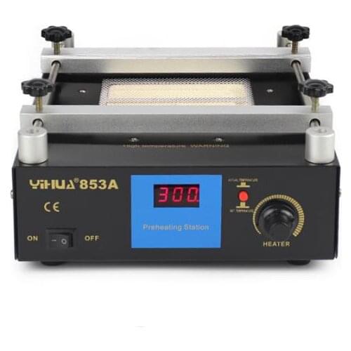 Original YIHUA-853A thermostatic lead-free preheating table BGA Rework table digital display heating platform upgrade version