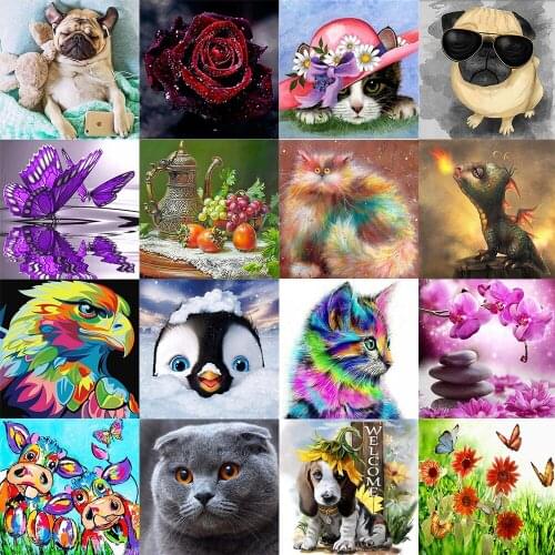 Full round Diamond embroidered rhinestone 5D DIY diamond painting diamond cross stitch decorative