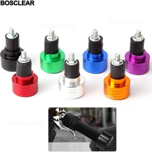 For suzuki kawasaki Yamaha Honda MTB 7/8'' 22mm Handlebar Grips Motorcycle Dirt Bike Moto Handle Bar End Cap Weight Plugs Slider