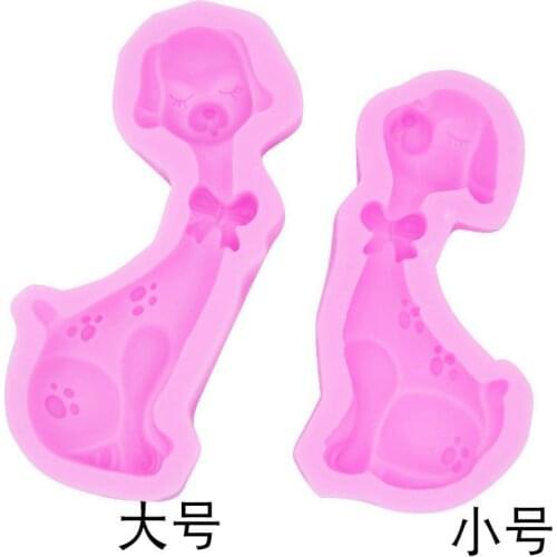 Dog Fondant Silicone Mold Soft Clay Epoxy Modeling Tools 25-4893