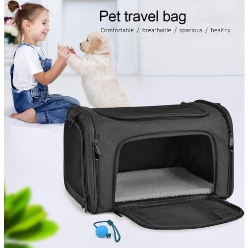 Foldable New Out single Shoulder Portable Travel Messenger bag Outdoor Pet Dog Carrier Bag Pet Dog Front Bag Mesh Backpack Head