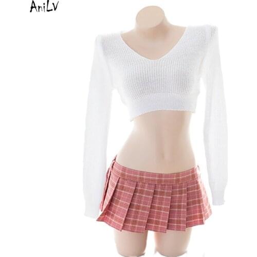 AniLV Women Lace Princess Crown Swimsuit Costume Summer Beach Girl Swimwear Uniform Set Pool Party Cosplay