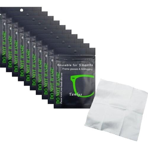 10pcs 14.7*14.7cm suede Anti Fog Wipes for car window Glasses Reusable Suede Defogger Cloth for Eyeglasses Swimming Goggles