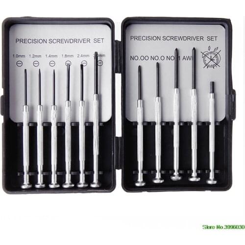 11PCS Precision Screwdriver Set Mini Jewelers Watches Glasses Repairs Kit