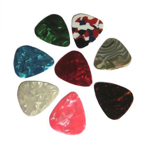20 Pcs Thin Acoustic Electric Guitar Picks Plectrum 2 Thickness 0.46mm/0.71mm