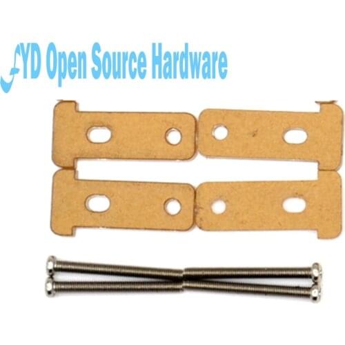 4pcs TT geared motor bracket T-head with M3 * 30 screws nuts Smart car chassis acrylic floor