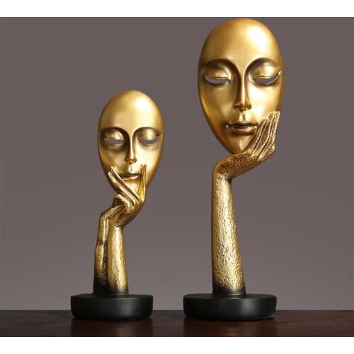 Home Decoration Accessories Figure Sculpture Craft Gift Room Decor Nordic Art Ornaments Living Rooms TV Cabinet