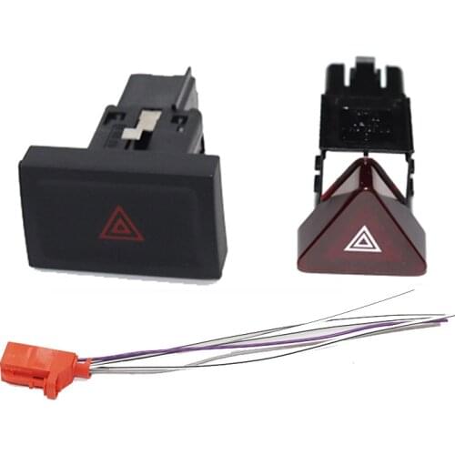 Emergency Light Switch Hazard Double Flash Warning Lamp Button For VW Tiguan 2010-2016 5ND 953 509 A 5N0953509 5M0953509