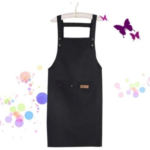 Bandage Apron Kitchen Apron Logo Printing Milk Tea Cafe Restaurant Manicure Korean Fashion Mens And Womens Overalls