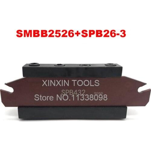 Free delivery of SPB26-3 NC cutter bar and SMBB2526 CNC turret set Lathe cutting Tool Stand Holder For SP300 Lathe Machine