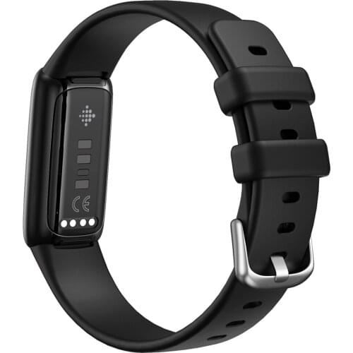 Elegant Silicone Watch Strap Band Wristband for Fitbit Luxe Watch Accessories