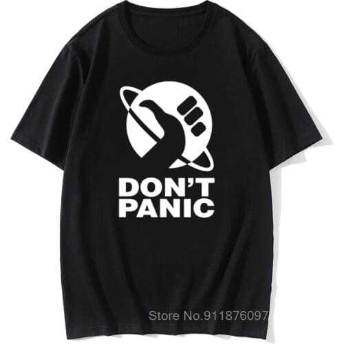 SpaceX T-shirt Elon Musk T shirt Men Don't Panic Tees Heavy Metal Tshirt Starman X Occupy Mars TopShirts Hot Letter Tops Tees XL