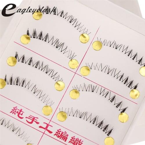 Hot sale10 Pairs/ lot Bottom lower Eyelash fashion charming lower lashes False Eyelashes Natural Long Thick Beauty Health Makeup