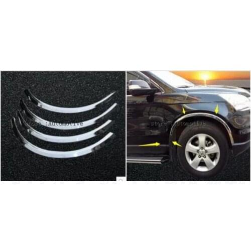 Best FOR Honda CRV CR-V 2007-2011 Chrome Front Auto Wheel arch trim