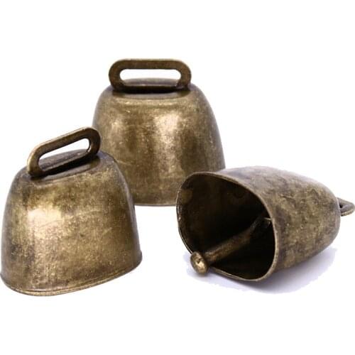 Copper Bells Livestock Cow Horse Sheep Dog Cat Equipment Grazing Bell Prevent The Loss Pure Copper Material Crisp Loud Farm Bell