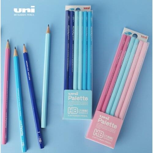 12pcs/box Japanese Uni Mitsubishi STAR PALETTE 5050 HB Pencil Set Non-toxic Hexagonal Pencils for Art Exam