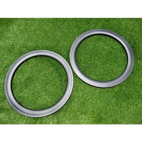 Bicycle Clincher Wheel Rim 60mm Full Carbon 700C Road Cyclocross Bike Wheel for Disc Brake Front & Rear Set 27mm Width