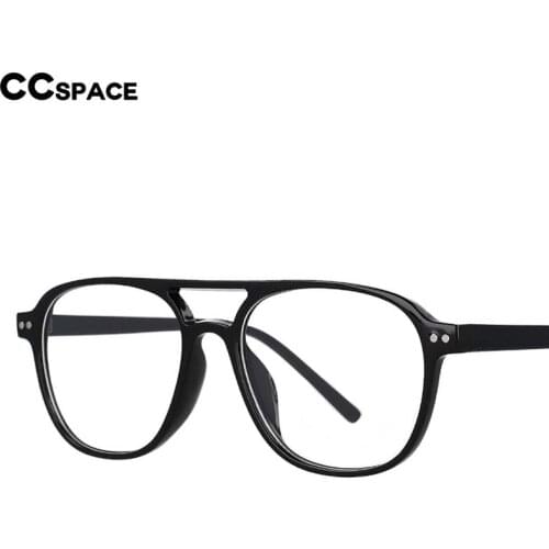53120 Double Beam Big Frame Men Women Anti Blue Light Glasses Frame Optical Fashion Computer Eyeglasses
