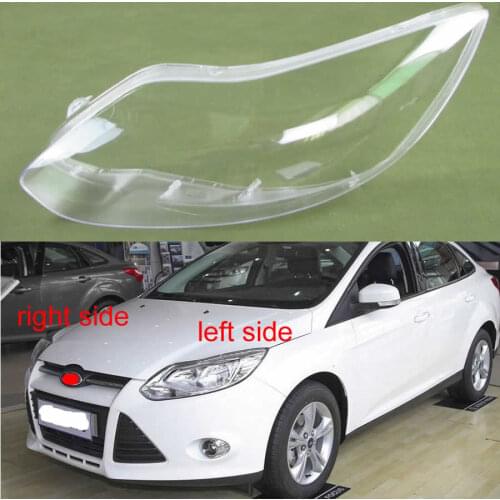Front Headlamps Glass Cover Transparent Lampshades Lamp Shell Masks for Ford Focus 2012 2013 2014 2015