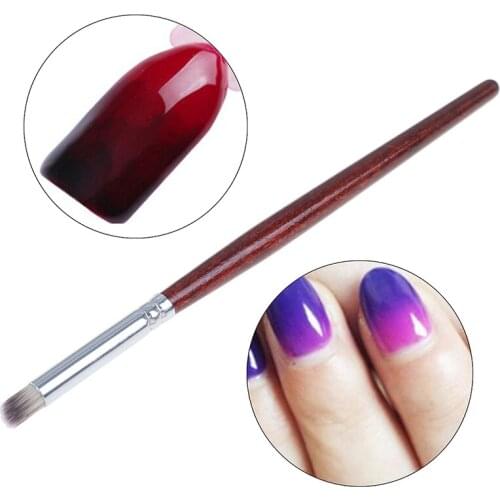 Professional Nail Art Brush / Manicure Gel Polish Brush / Gradual Color Blooming Nail Drawing Pen