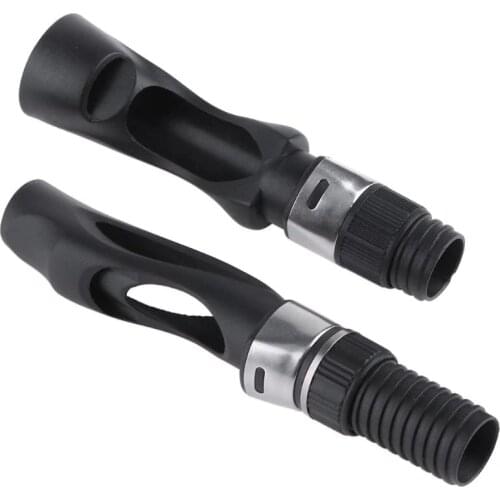 1Pcs Fly Fishing Reel Seat Ice Side Installed ACS Plastic Anti-slip Straight Fishing Rod Wheel Seat DIY Rod Building Repair TOOL