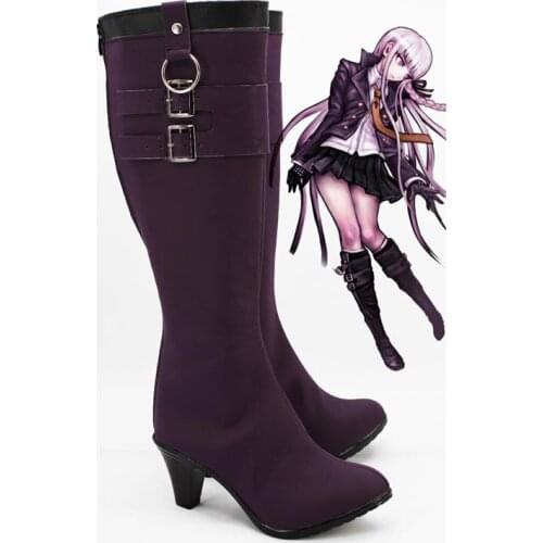 DanganRonpa Dangan Ronpa KyoKo Kirigiri cosplay shoes boots