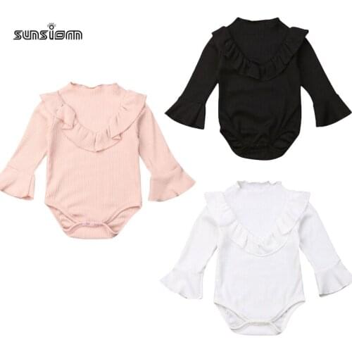 Боди с длинным рукавом для малышек SUNSIOM China At AliExpress