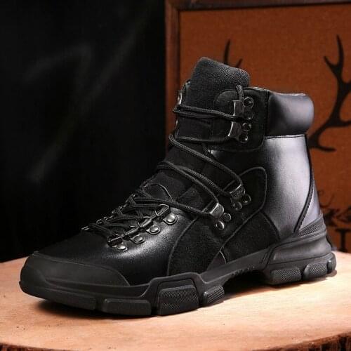 Tactical Military Boots Men Boots Special Force Desert Combat Army Boots Outdoor Hiking Boots Ankle Shoes Men Work Safty Shoes