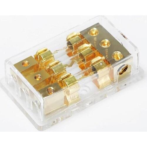 1PC 1 in 3 ways out Car Vehicle Fuse Socket Car Audio Conversion Accessories with 60A fuse