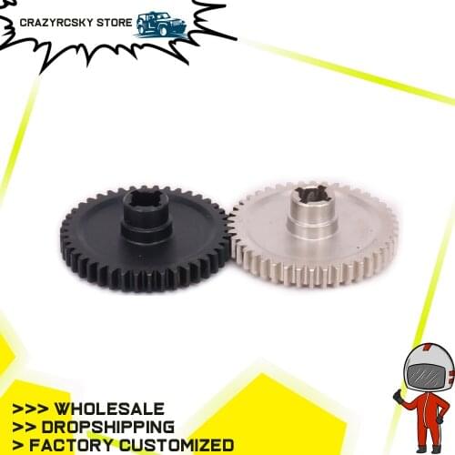1PC Silver #45 Steel Black Iron 42T Reduction Gear For Type B For Rc Model Car 1/18 Wltoys A959 A969 A979 K929 Differential Gear