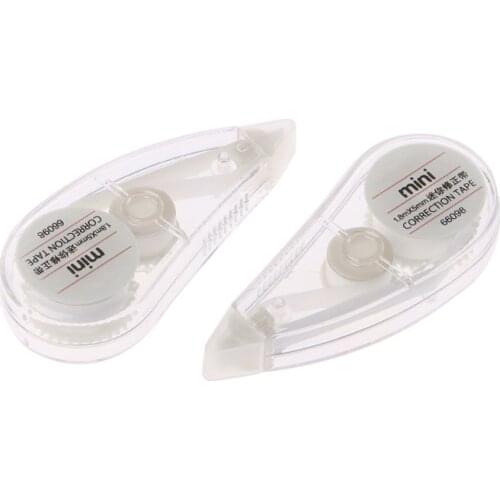 2Pcs Cute Correction Tape Mini Roller White Out Eraser School Office Stationery