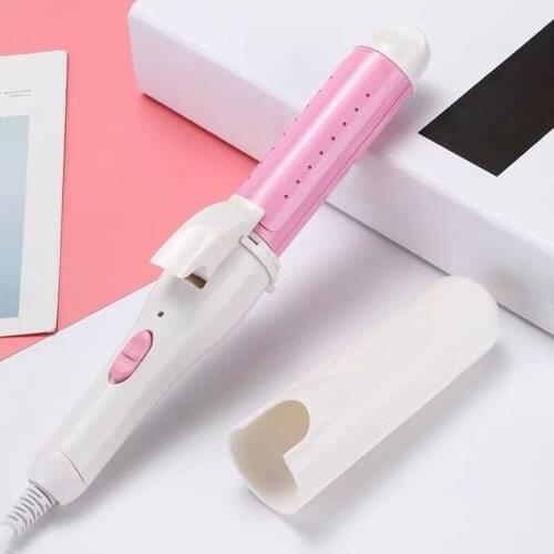 2 in 1 Mini Hair Straightener Curling Wand Flat Iron Hair Curler Styler Portable Multifunctional Household Dual Purpose Curling