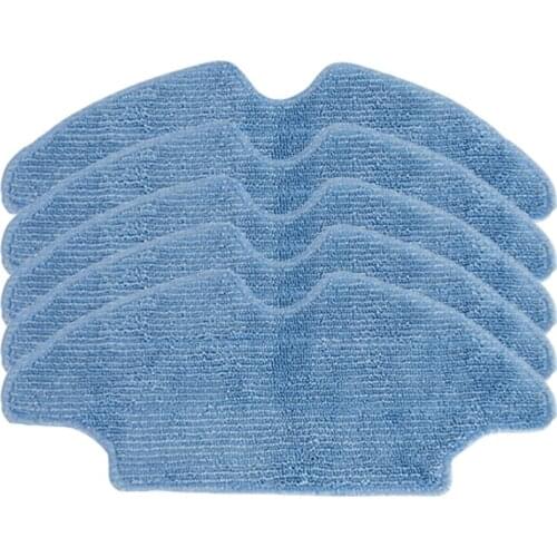 5Pcs Mopping Cleaning Mop for Ecovacs CEN361 Washable Reusable Mop Cloths Vacuum Cleaner Parts