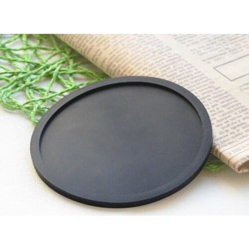 640pcs/lot Fast shipping 10cm Silicone Coaster Non-Slip Tea Cup Drinks Holder Mat Placemat Pads 5 colors
