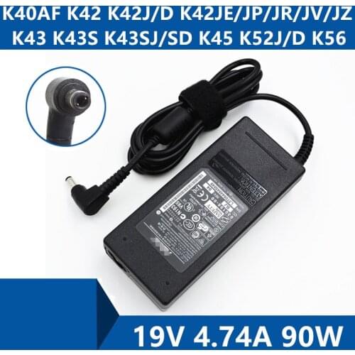 Laptop AC Adapter DC Charger Connector Port Cable For ASUS K40AF K42 K42J/D K42JE/JP/JR/JV/JZ K43 K43S K43SJ/SD K45 K52J/D K56