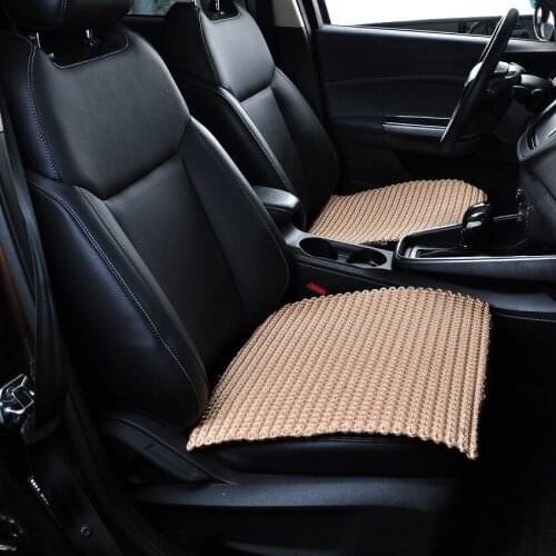 ALLGT Universal Single Piece Car Seat Cushion Cover Ice Silk Summer Car Styling Seat Protect Mat Pad Home Office Chair Mat