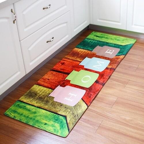 Long Kitchen Mat Bath Carpet Floor Mats Anti-slip Absorbent Rugs for Living Room Balcony Bathroom Hallway Home Printed Doormat