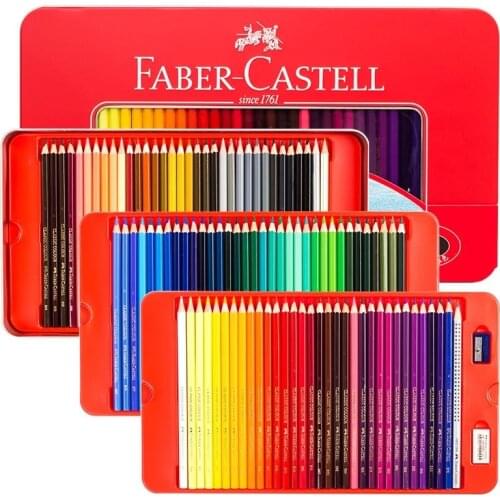 FABER-CASTELL 100 Color Professional Oily Colored Pencils for Artist School Sketch Drawing Pencils Children Gift Art Supplies