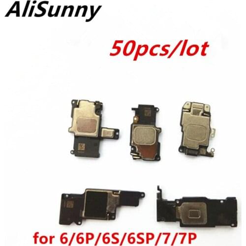 AliSunny 50pcs Loud Speaker for iPhone 7 6 6S Plus 5.5'' 7+ Loudspeaker Ringer Buzzer Flex Cable Replacement Parts