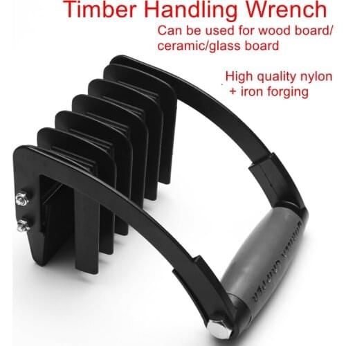 Plate handling tool clamp plank pliers labor-saving wrench single hand gripper to move plank heavy lifting artifact